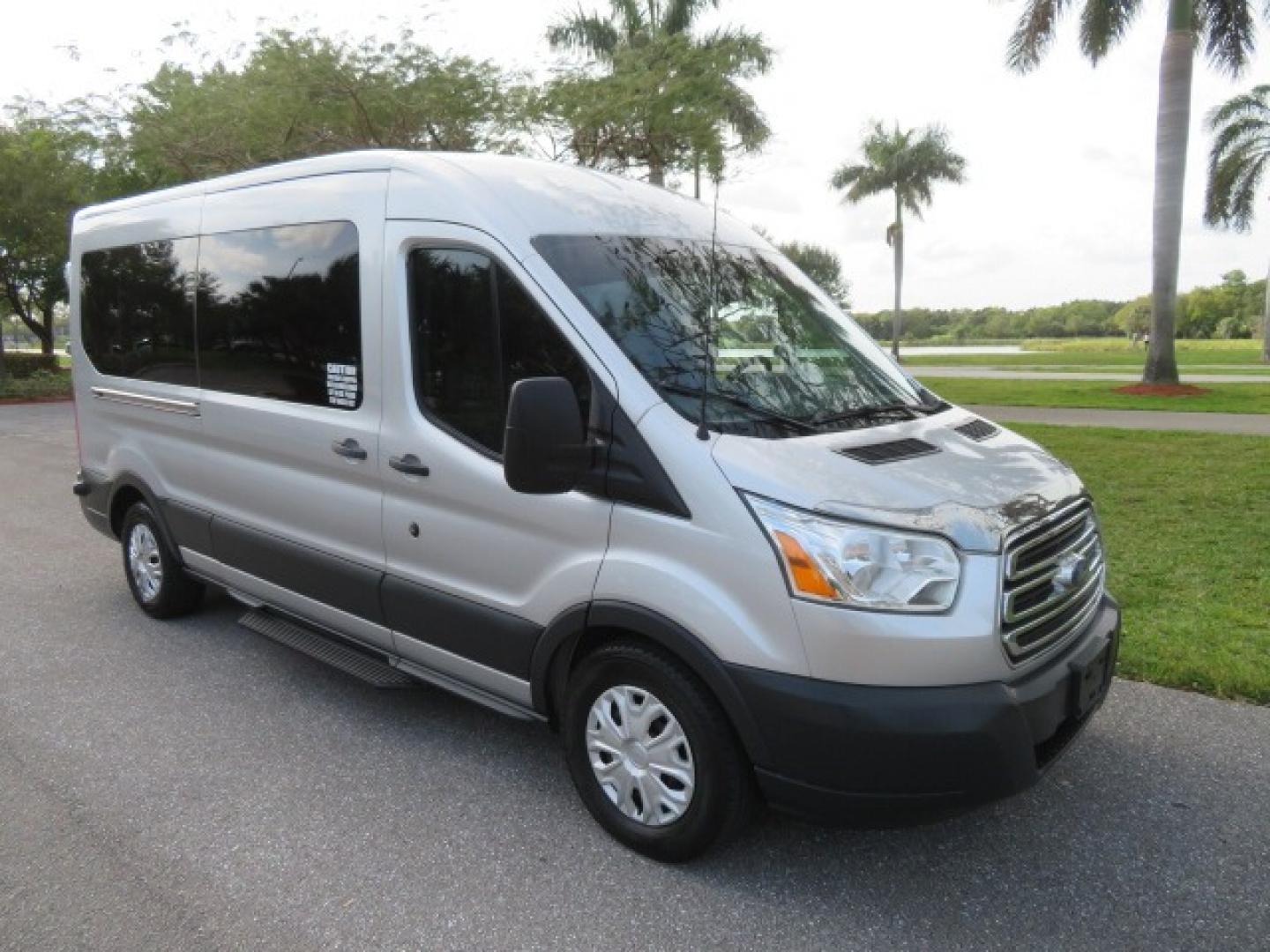 2015 Silver /Gray Ford Transit (1FBZX2CG0FK) , located at 4301 Oak Circle #19, Boca Raton, FL, 33431, (954) 561-2499, 26.388861, -80.084038 - Photo#16